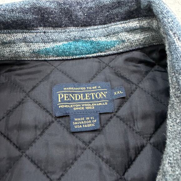 Pendleton Magic Valley CPO Jacket Men's 2XL XXL Aztec Print Shacket Button - Picture 4 of 8